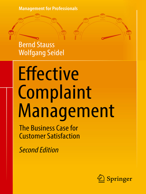 Cover of Effective Complaint Management